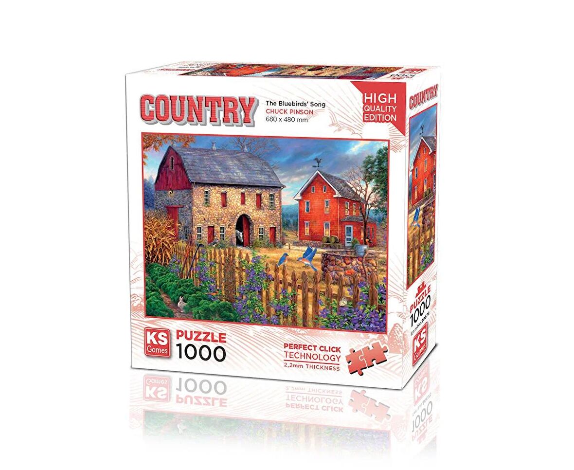 1000 Parça Mavi Kuşların Şarkısı 20676 Ks Games Puzzle 