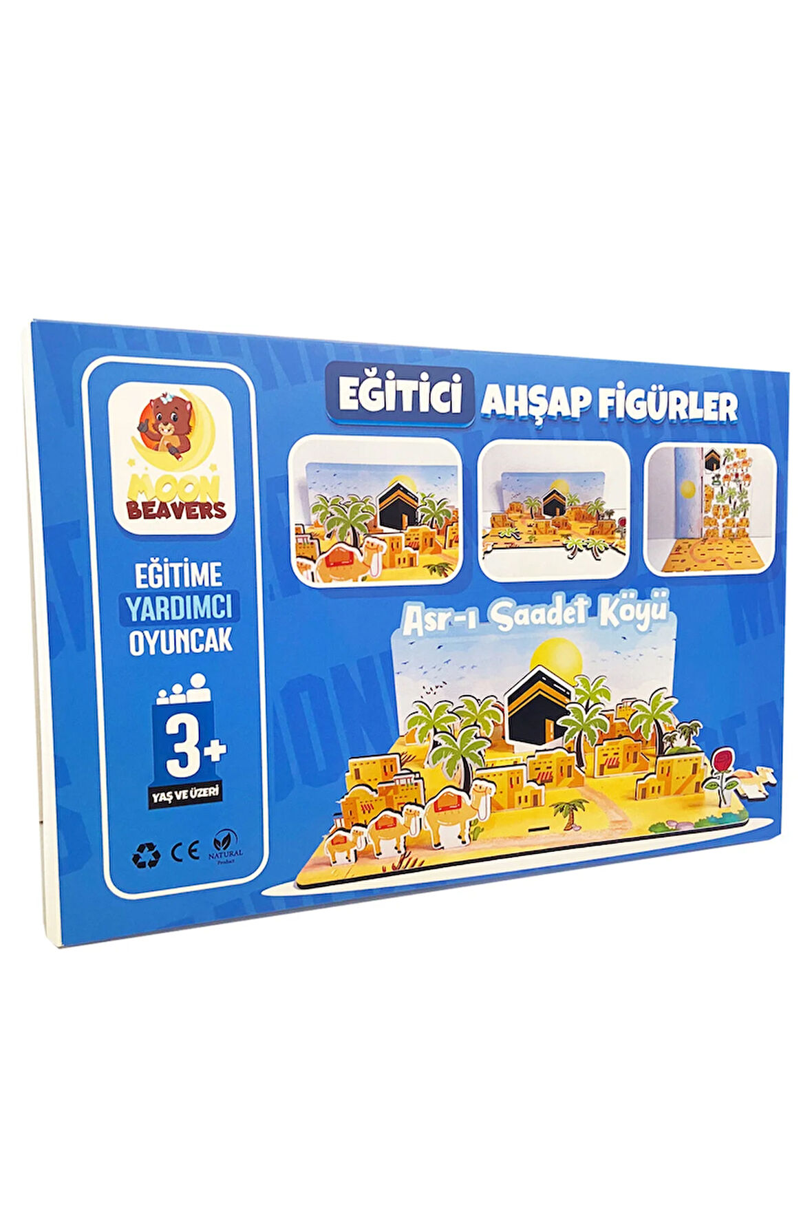 "Asr-ı Saadet Köyü" Islami Eğitici Hikayeleştirmeye Uygun Ahşap Oyuncak