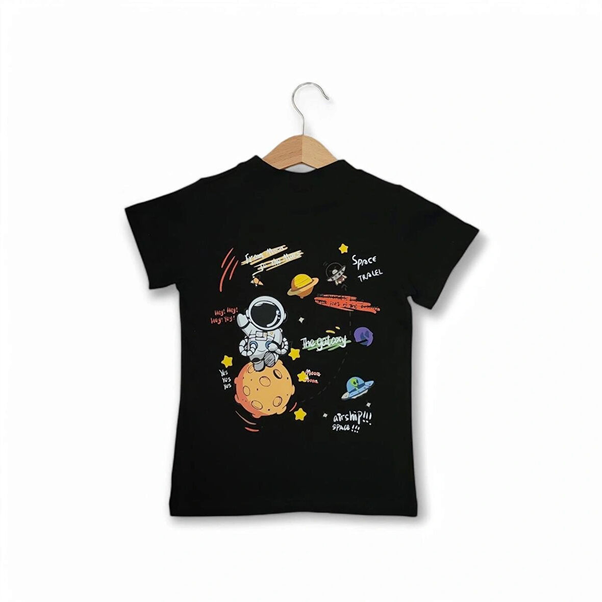 Erkek Çocuk Baskılı Tişört %100 pamuk