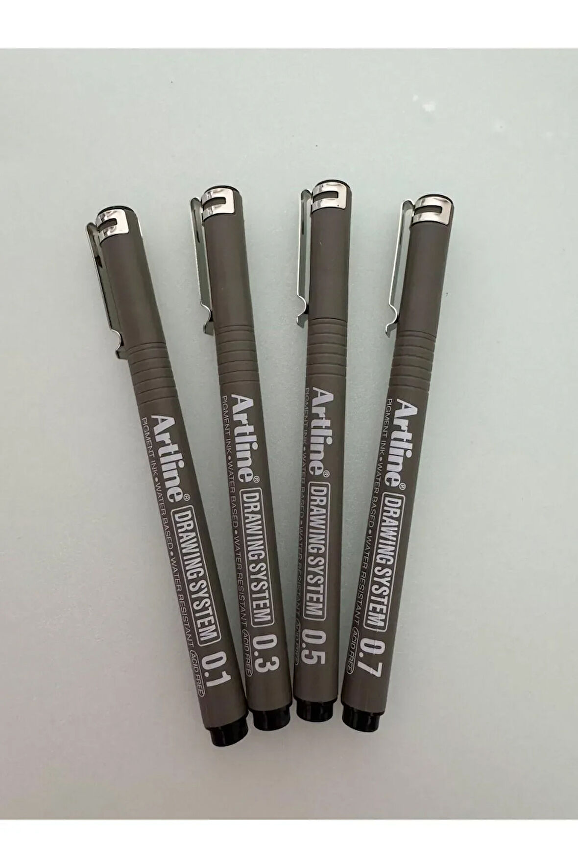 Çizim Kalemi 0.1 - 0.3 - 0.5 - 0.7 MM Siyah (4 adet)