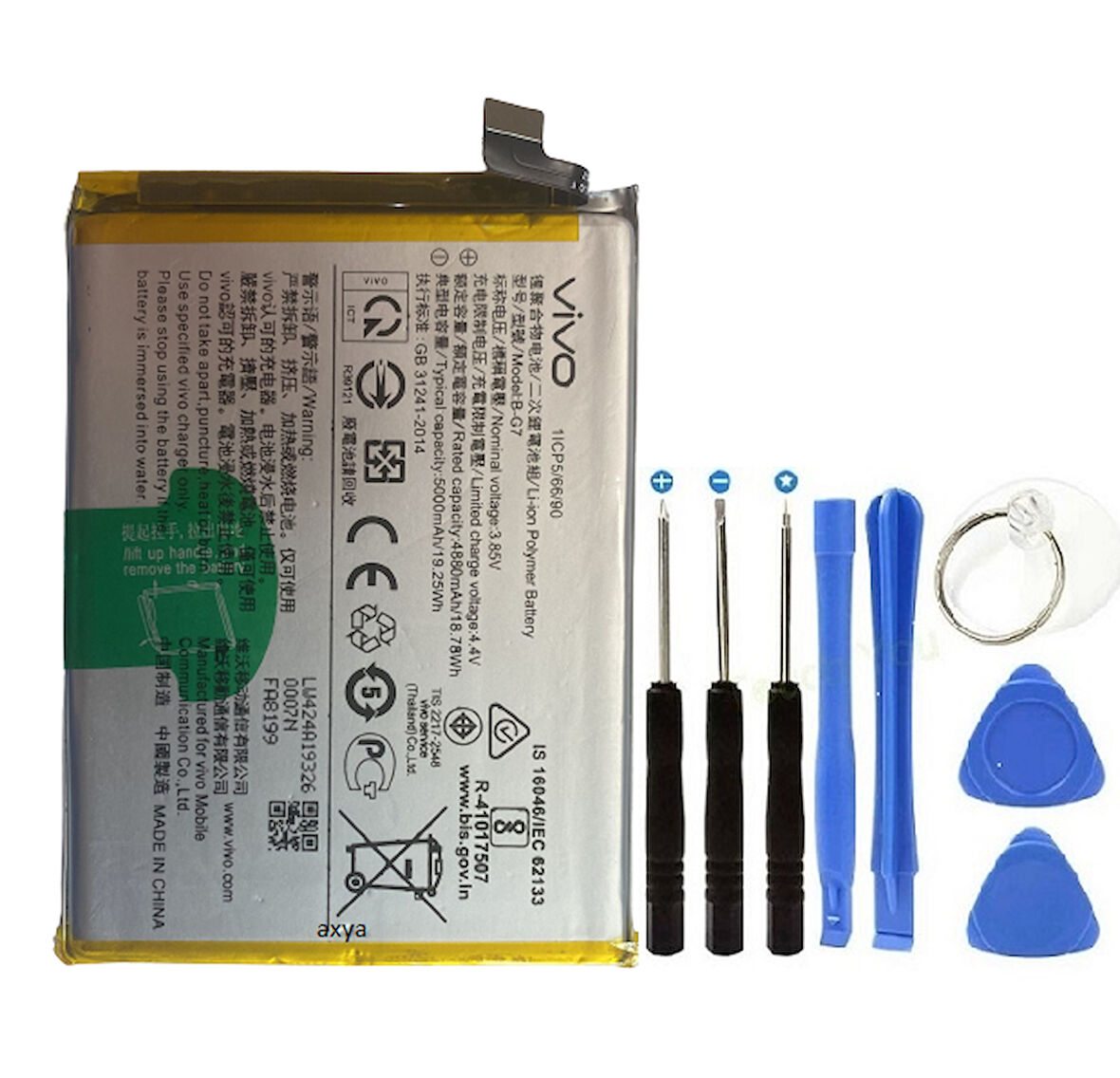 Vivo Y15 Pil Batarya B-G7 ve Tamir Seti