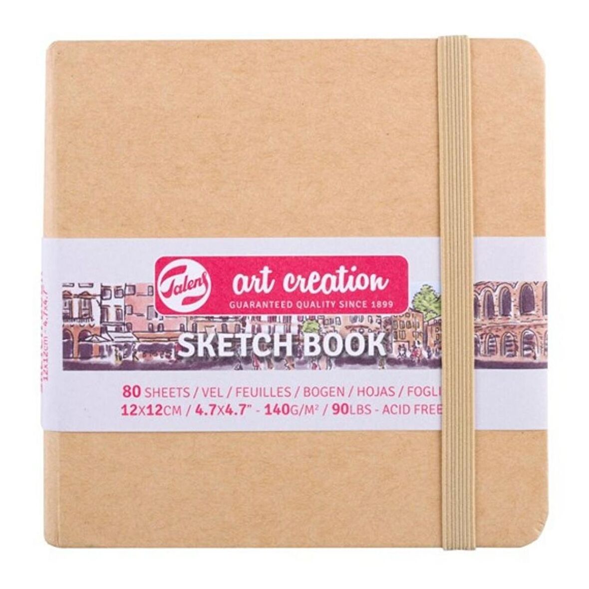 Talens Art Creation Sketch Books Eskiz Defteri 140gr. 12 X 12 Kraft