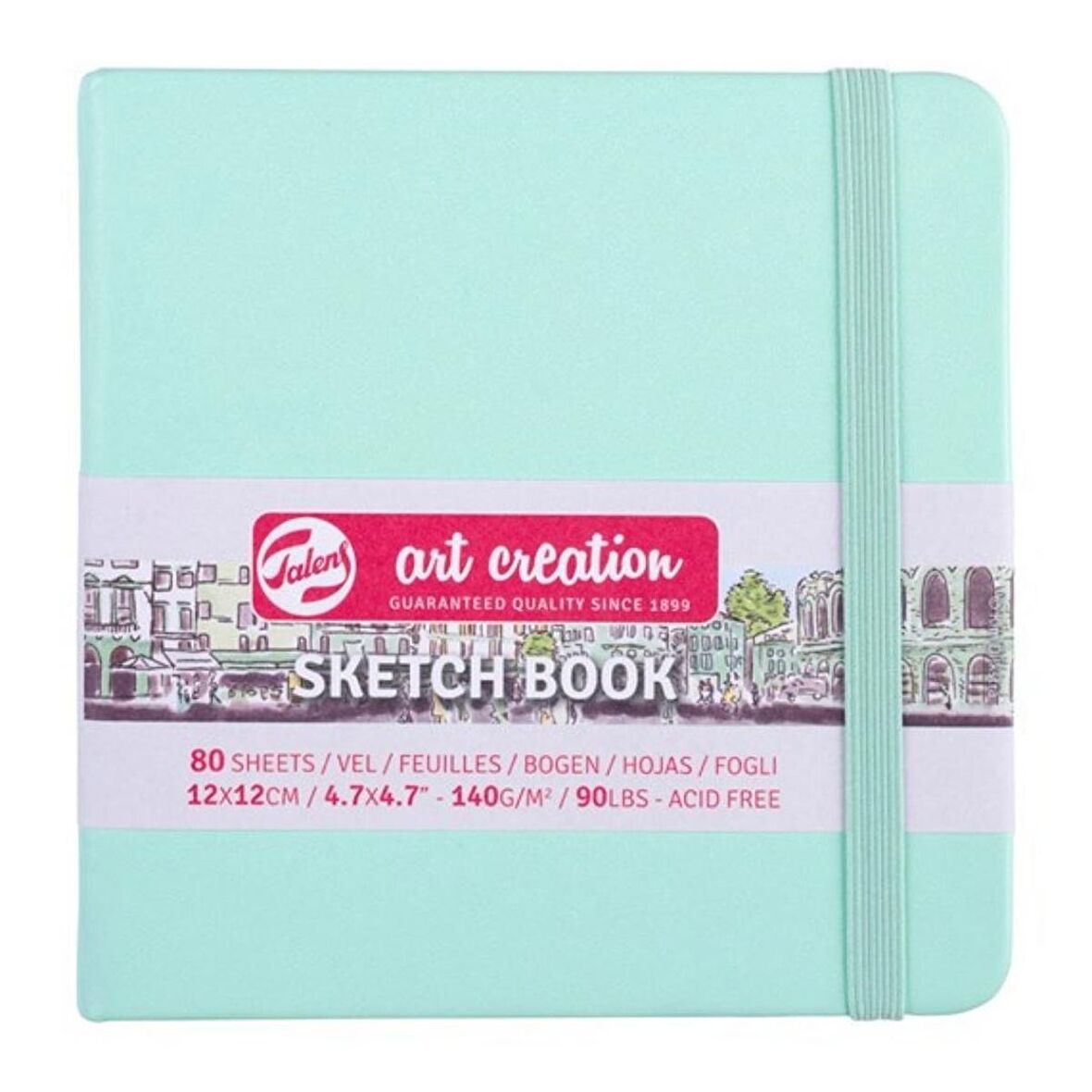 Talens Art Creation Sketch Books Eskiz Defteri 140gr. 12 X 12 Nane Yeşili