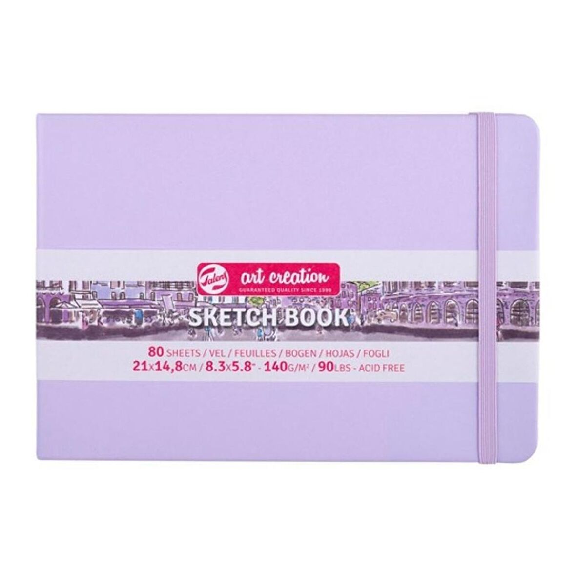 Talens Art Creation Sketch Books Eskiz Defteri 140gr. 21 X 15 Eflatun