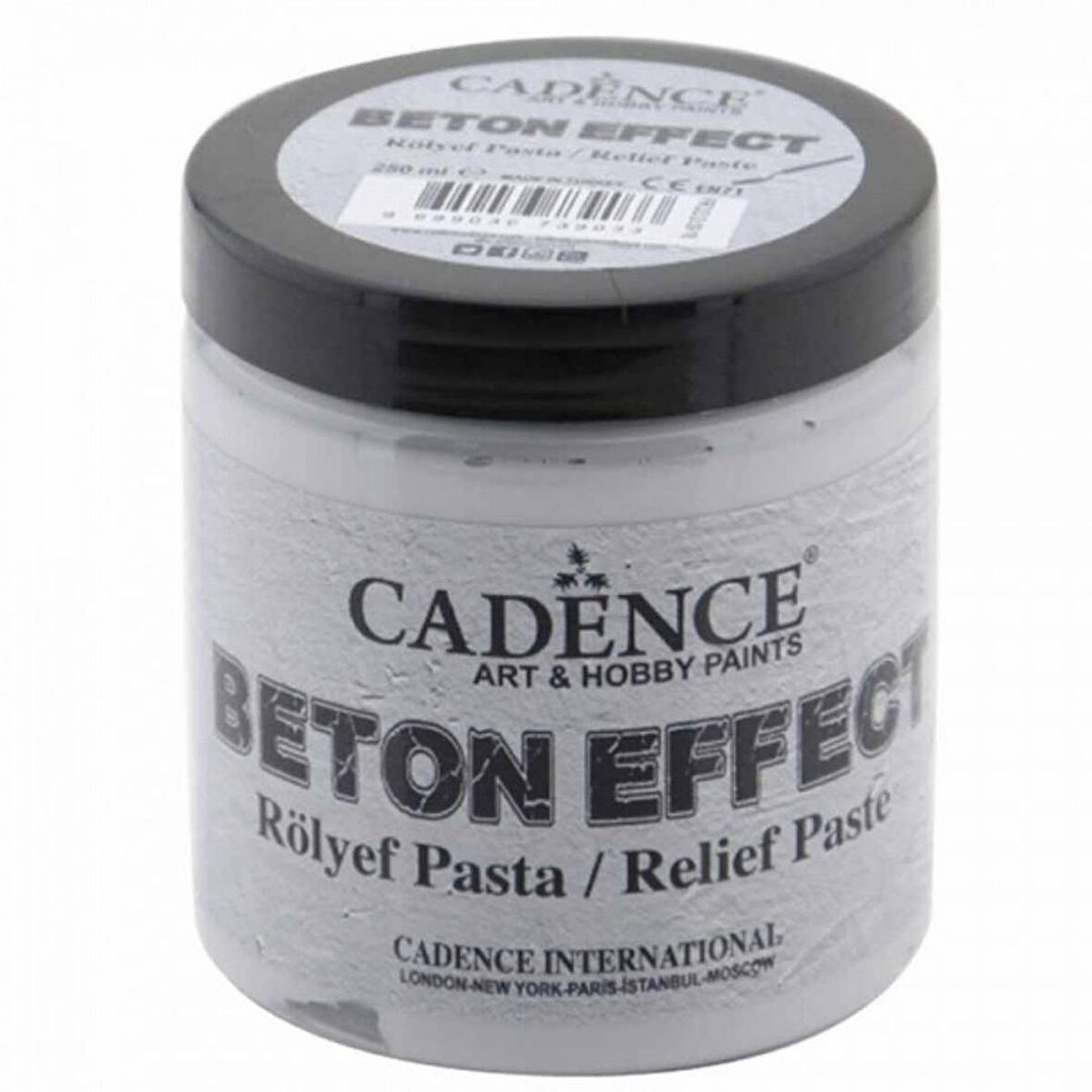 Cadence Yayınları Beton Efekti Rölyef Pasta 250 ml