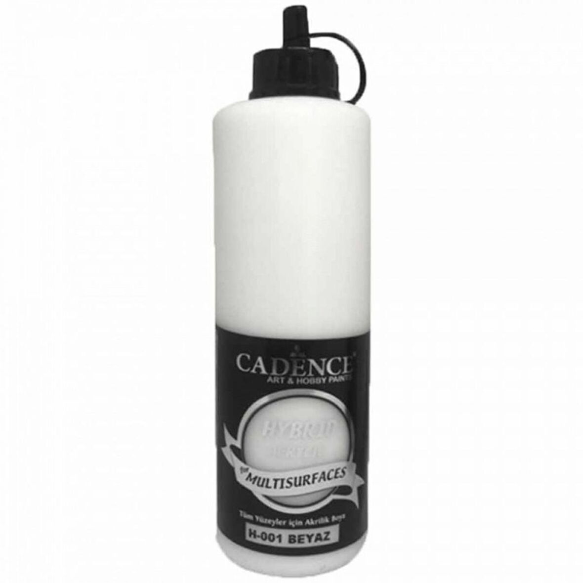 Cadence Yayınları Hybrid Acrylic for Multisurfaces Akrilik Boya 500ml Beyaz 01