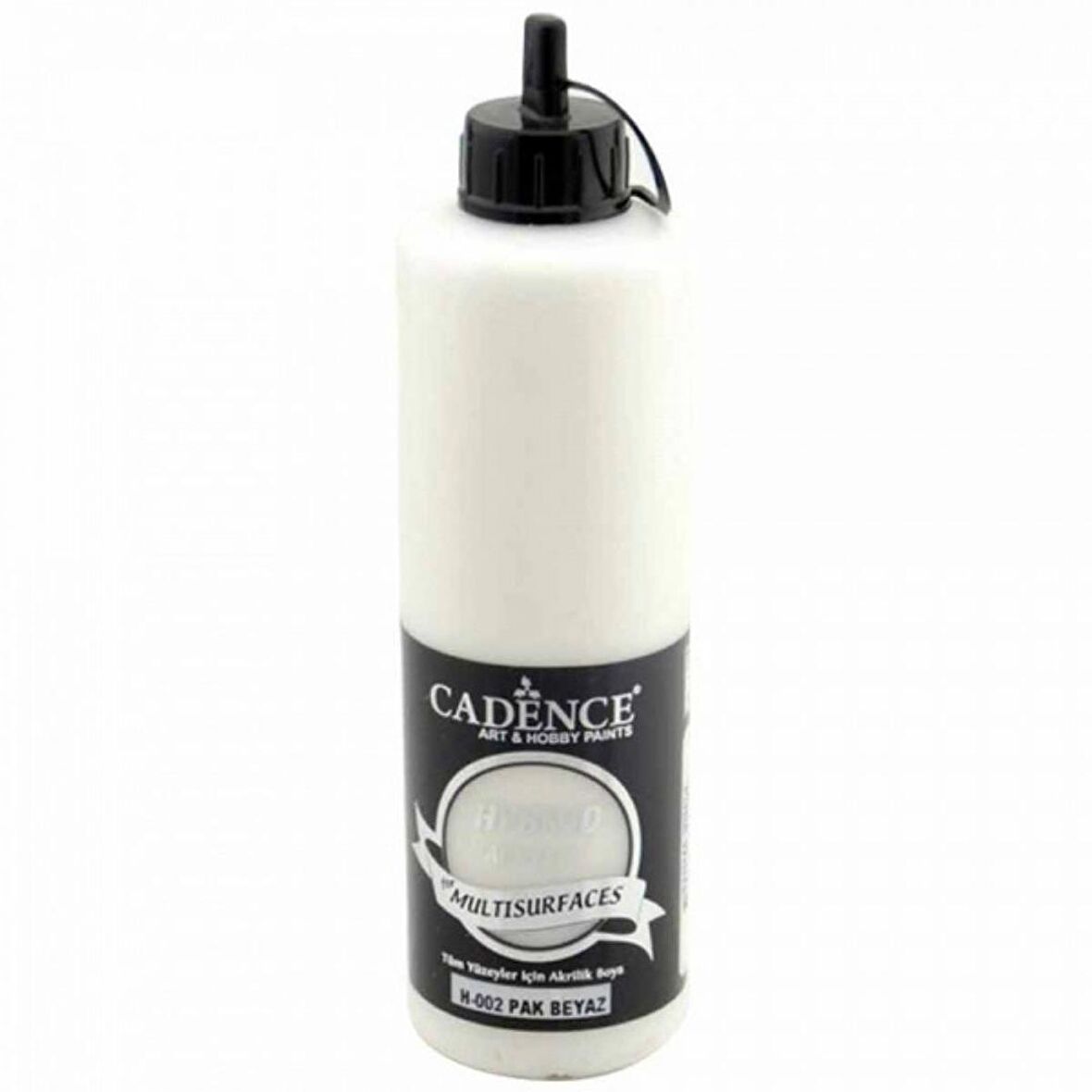 Cadence Yayınları Hybrid Acrylic for Multisurfaces Akrilik Boya 500ml Pak Beyaz 02