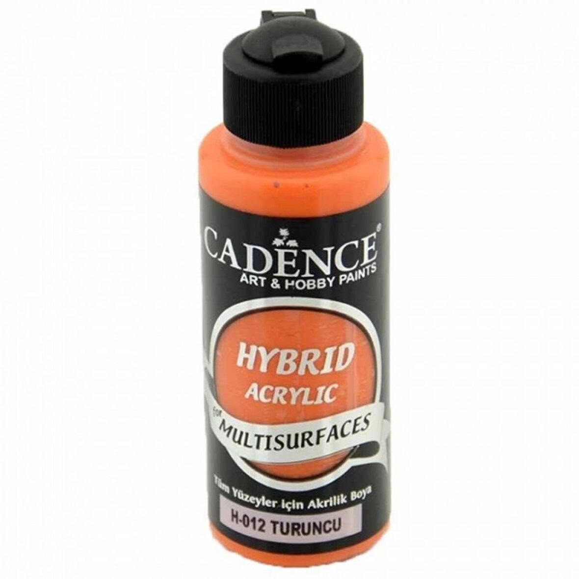 Cadence Yayınları Hybrid Acrylic for Multisurfaces Akrilik Boya 120ml Turuncu 12