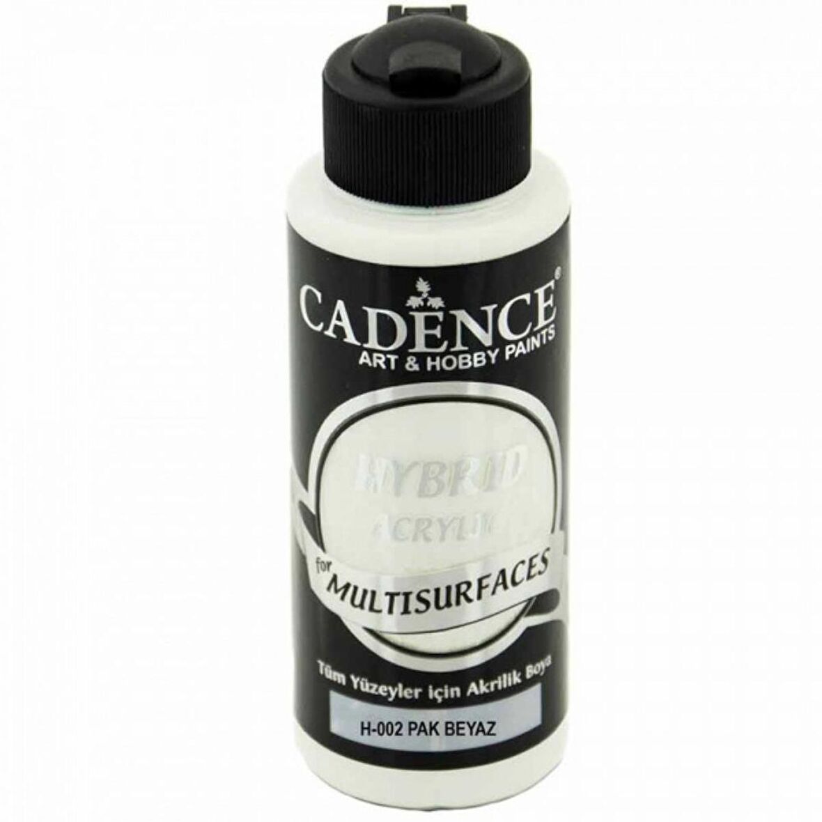 Cadence Yayınları Hybrid Acrylic for Multisurfaces Akrilik Boya 120ml Pak Beyaz 02