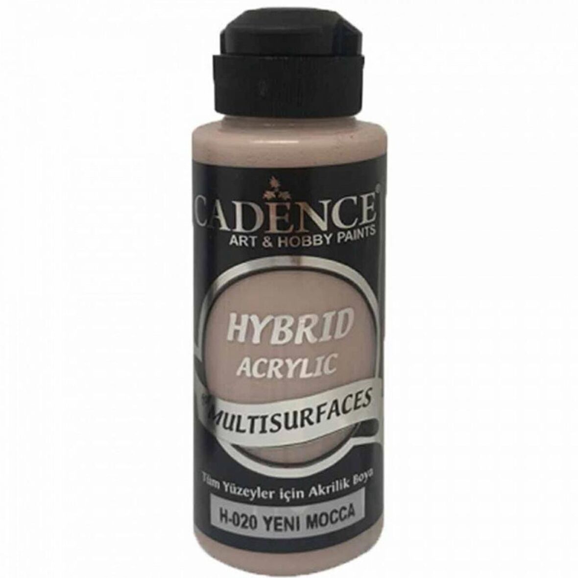 Cadence Yayınları Hybrid Acrylic for Multisurfaces Akrilik Boya 120ml Yeni Mocca 20