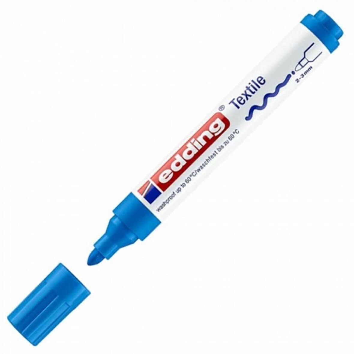 Edding Tekstil Markör Kalemi 4500 2-3mm Açık Mavi 10