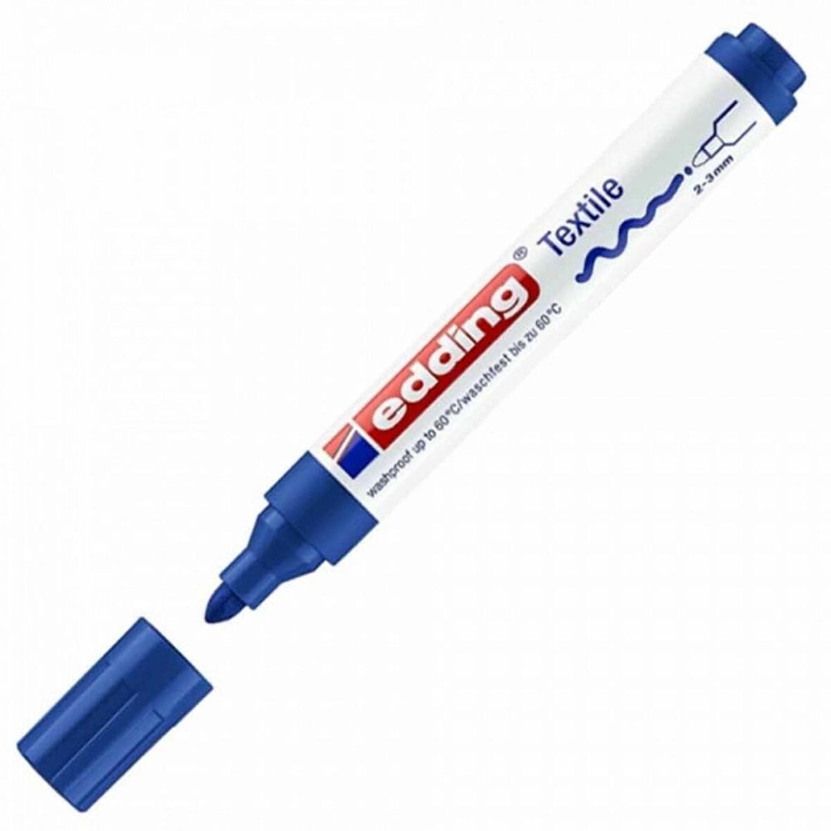 Edding Tekstil Markör Kalemi 4500 2-3mm Mavi 03