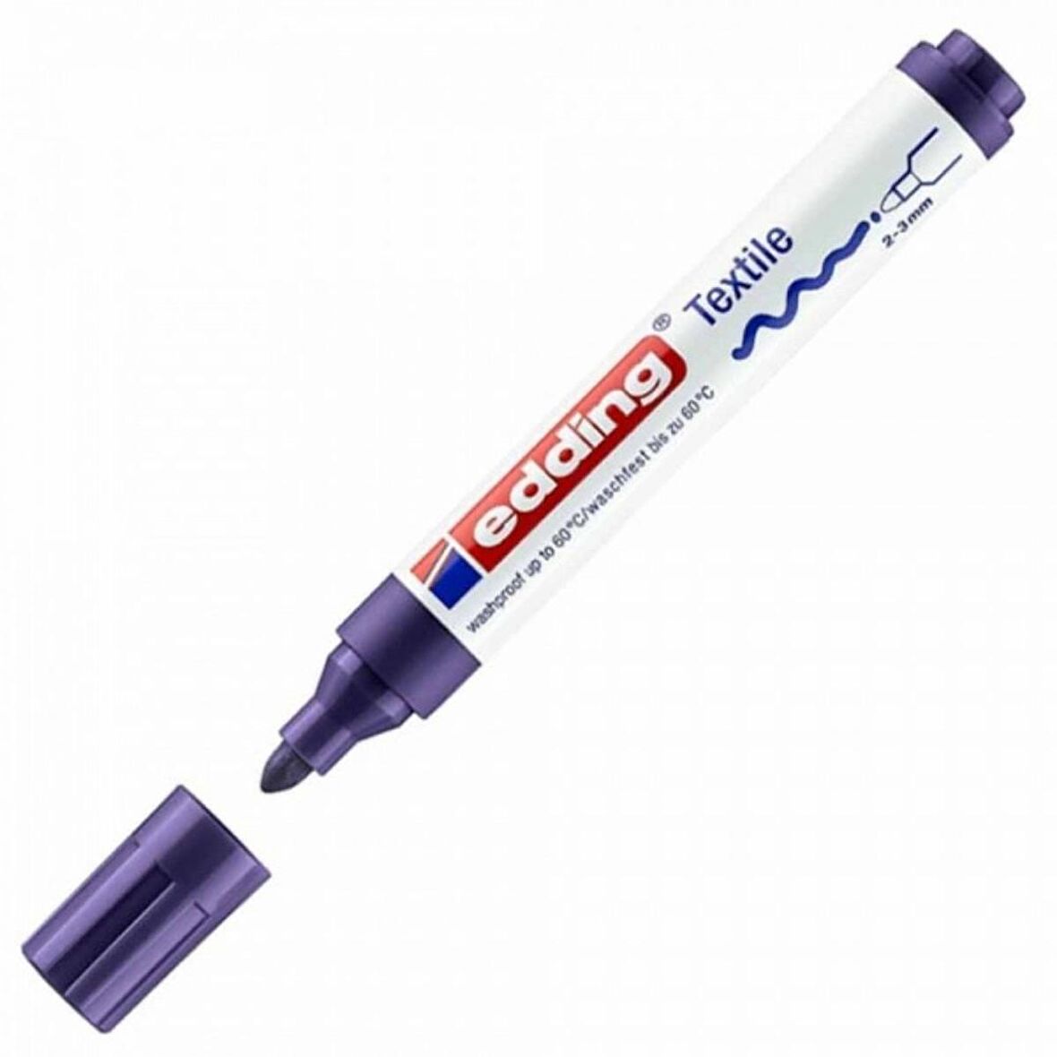 Edding Tekstil Markör Kalemi 4500 2-3mm Mor 08
