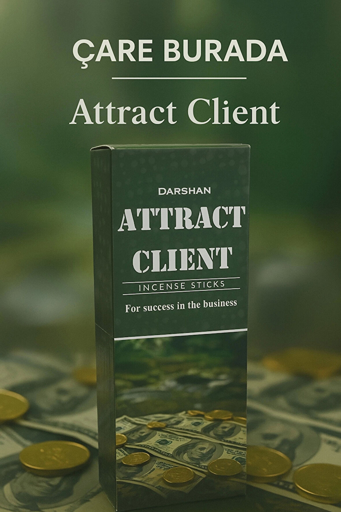 Darshan Incense - Attract Client 20'li Çubuk Tütsü