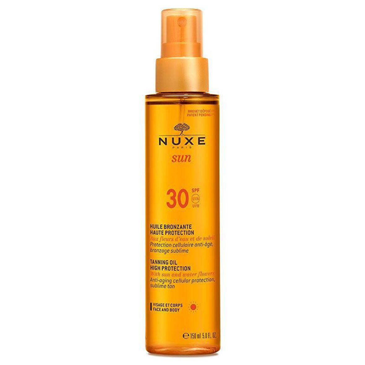 Nuxe Sun Huile Bronzante 30 Faktör Suya Dayanıklı Bronzlaştırıcı Yağ 150 ml