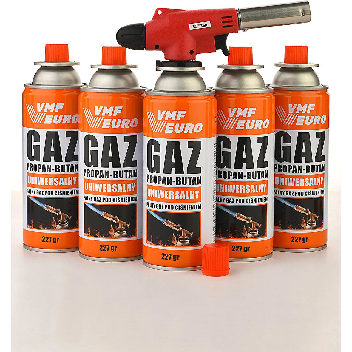 Kamp Ocak Gazı Valfli Kartuş Pürmüz Eco 6 lı Set