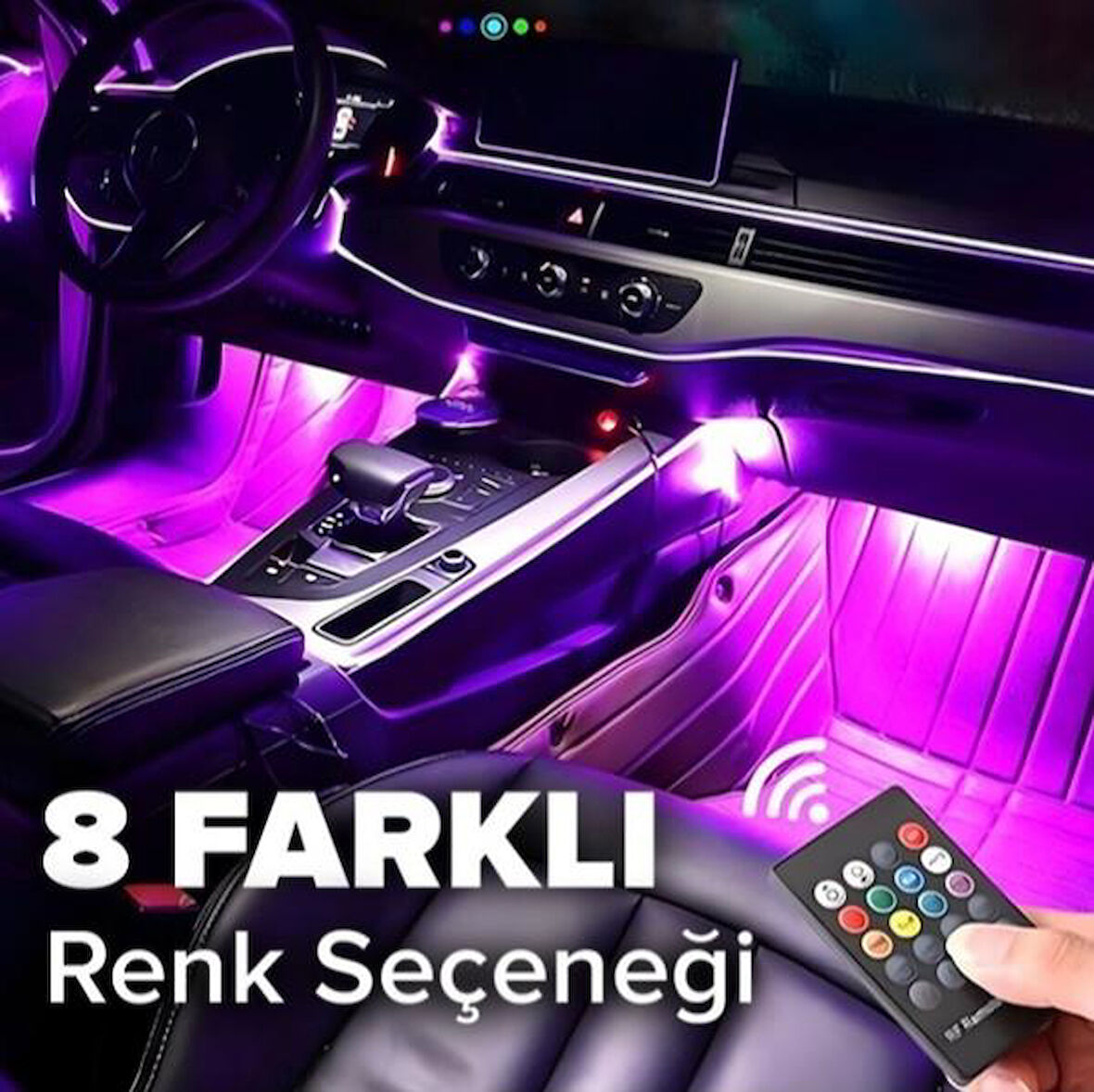 Fiat Doblo 2012-2021 Uyumlu Ayak Altı Aydınlatma