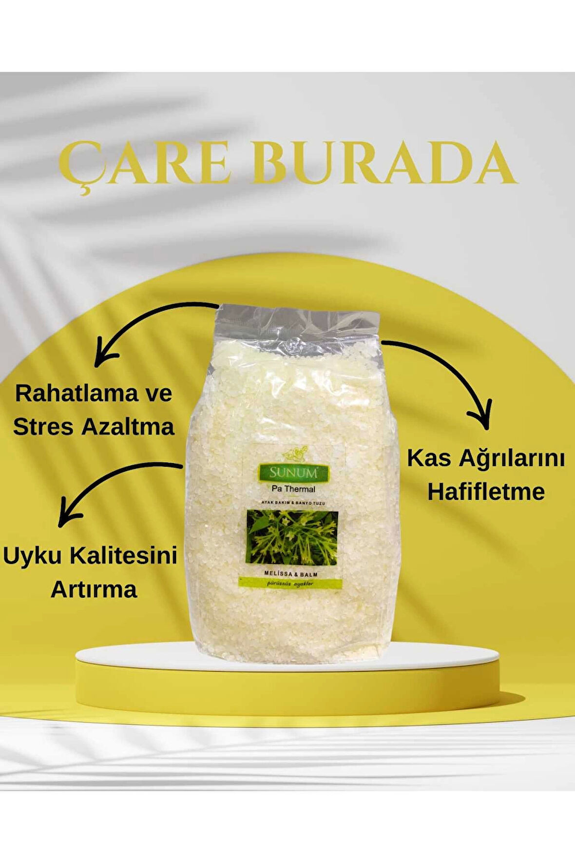 Ayak Bakım Banyo Tuzu Melisalı