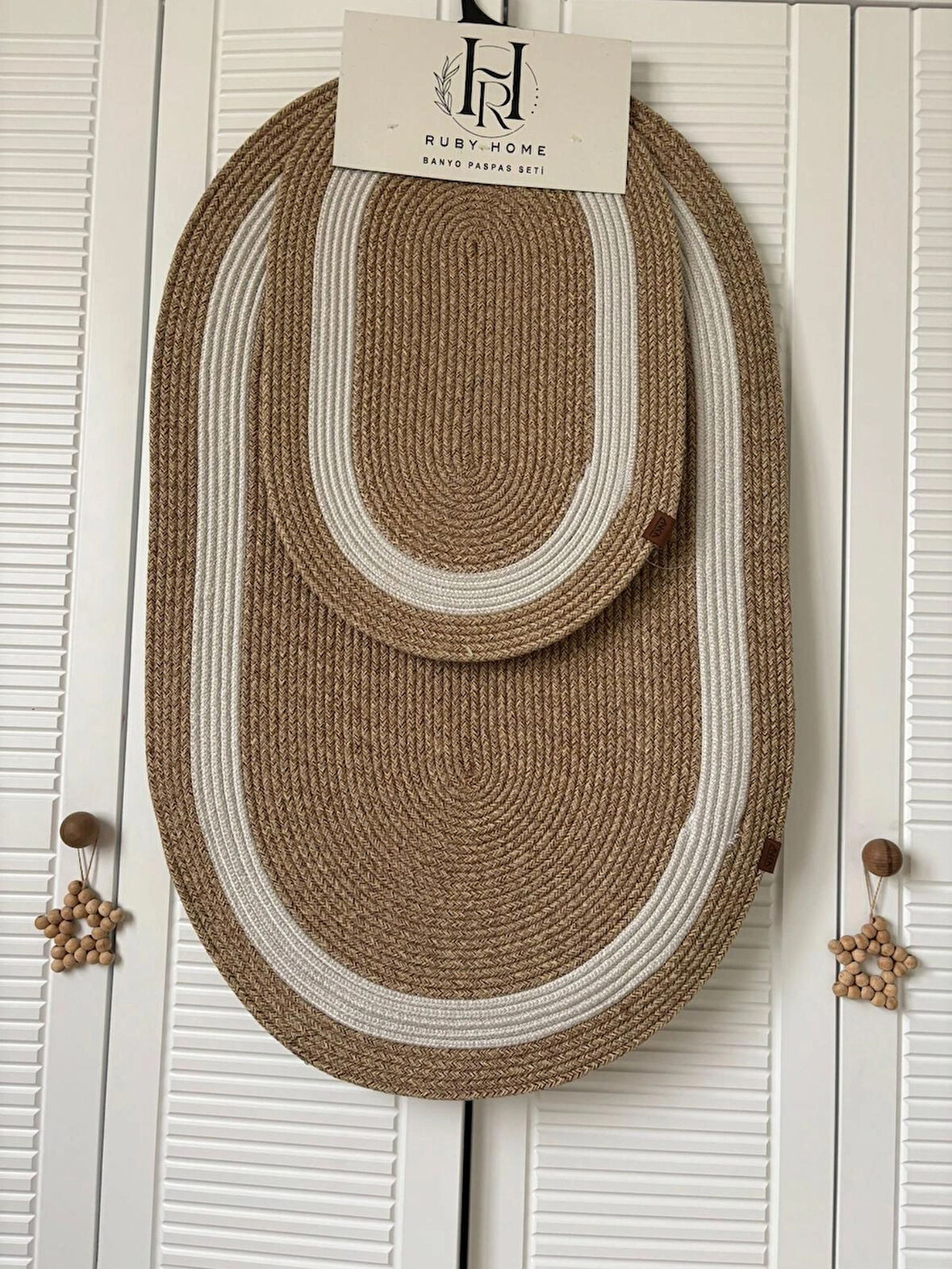 Jüt Hasır Banyo Takımı ,banyo Paspas Takımı ,paspas,