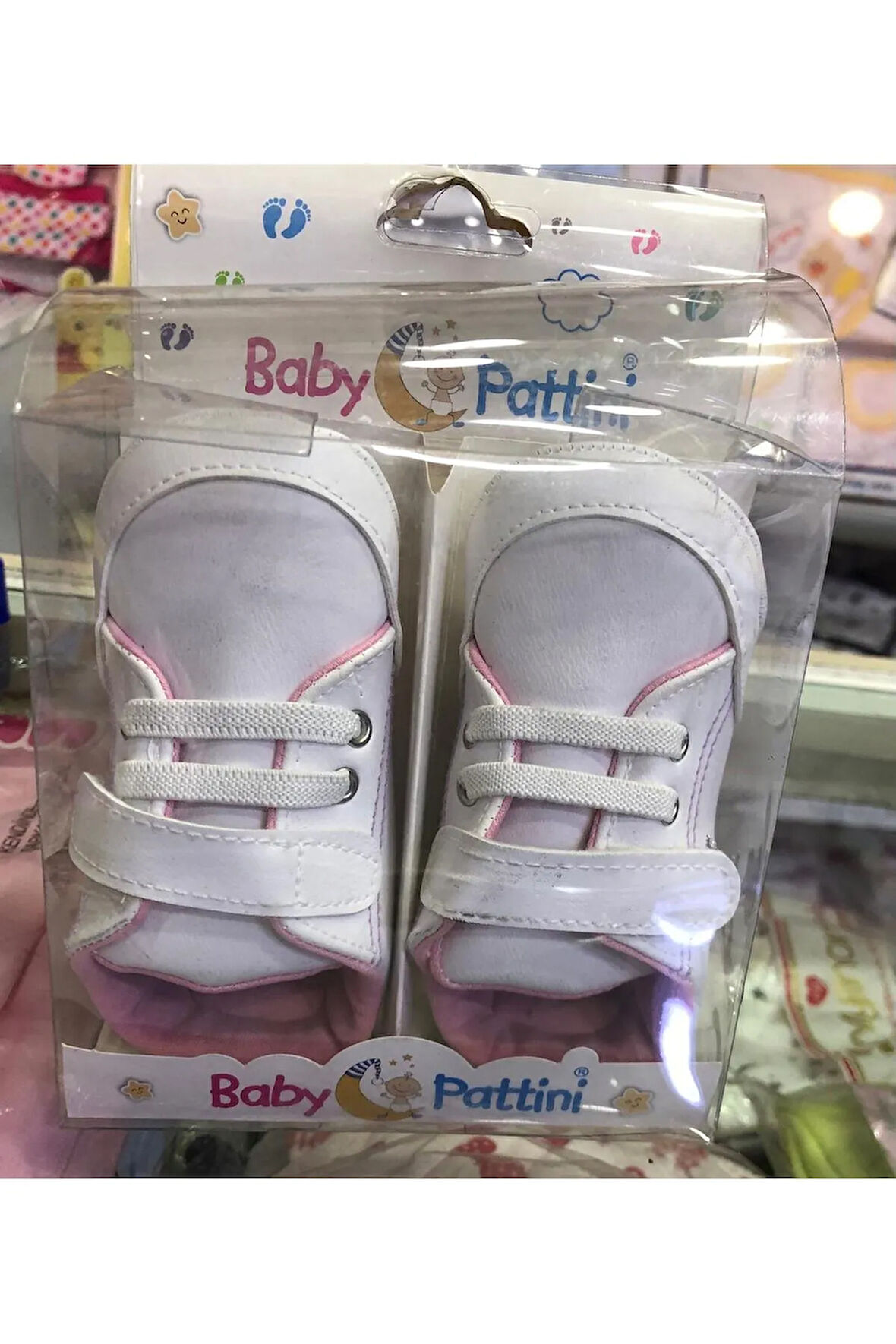 baby pattini ayakkabı PEMPE BEYAZ 20 NUMARA