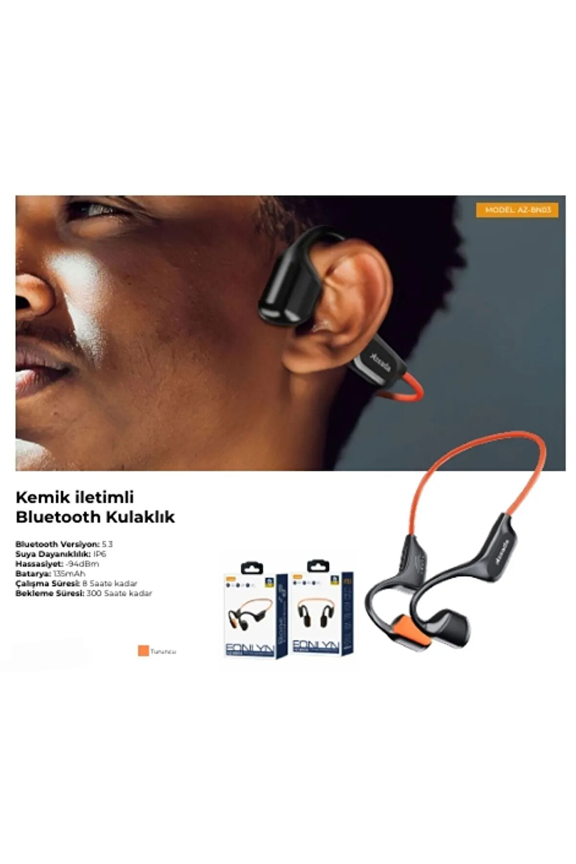 Kemik iletimli  Bluetooth Kulaklık