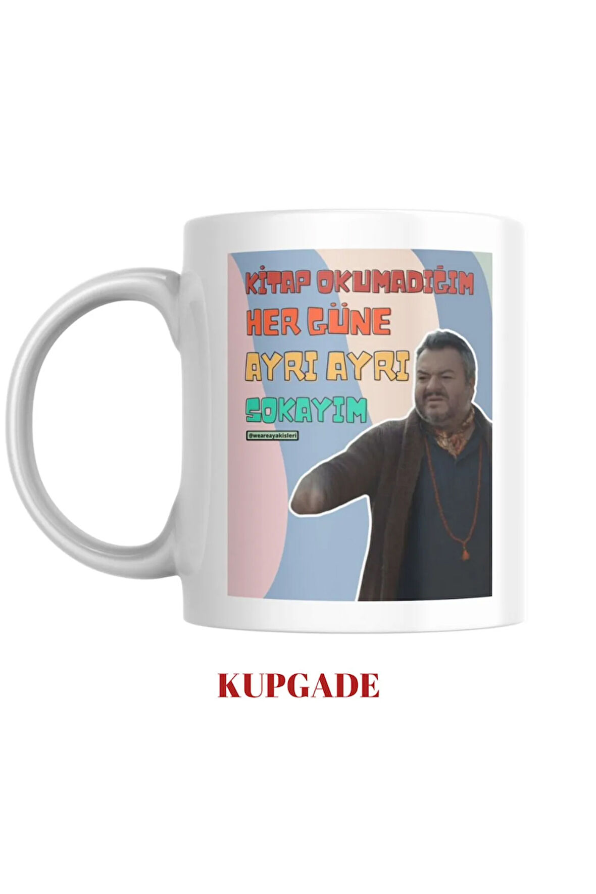 Ayak İşleri Replik Baskılı Kupa Bardak