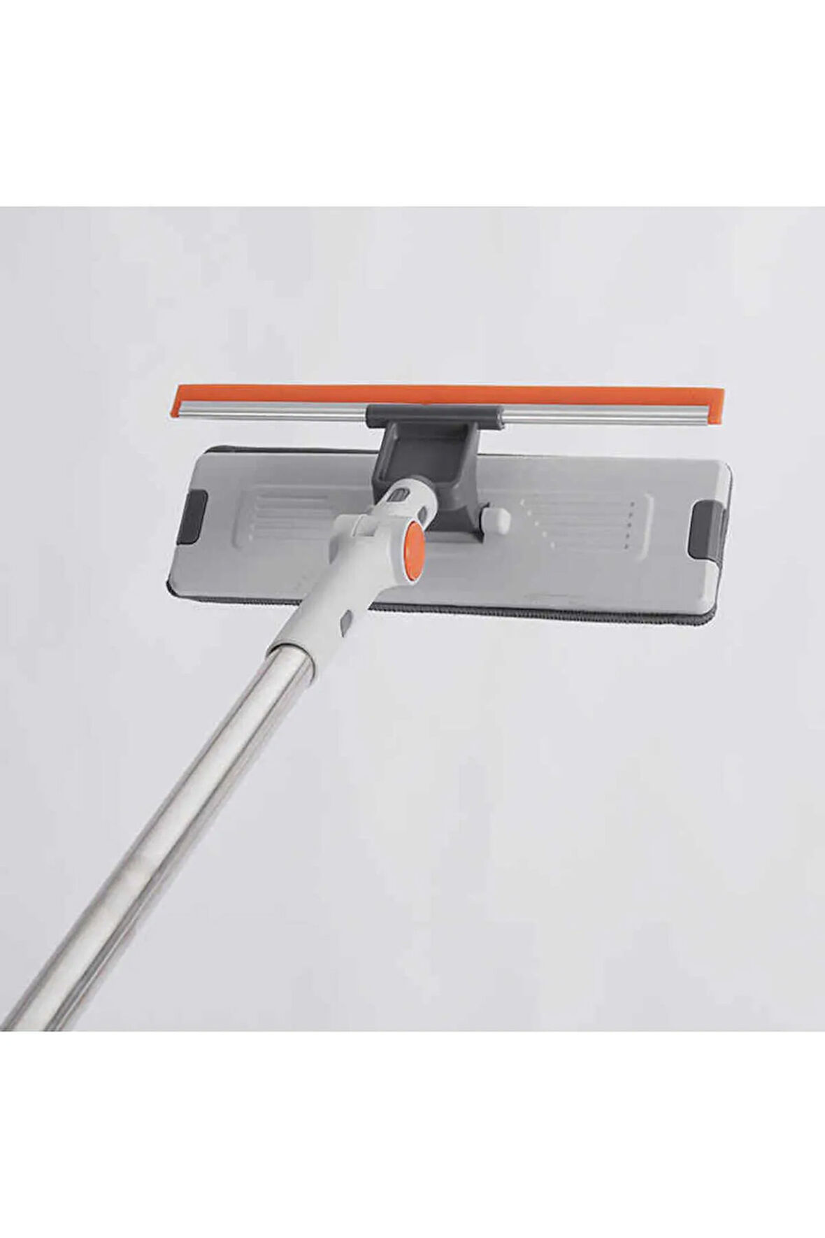 Teleskopik Çift Taraflı Pratik Yüksek Kaliteli Cam Silme Aparatı Yedek Bez