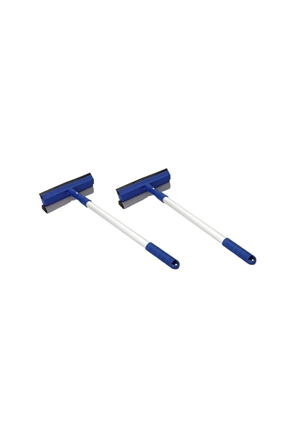 2 Adet Teleskopik Camsil Çekçek Mikrofiber Cam Silme Aparatı