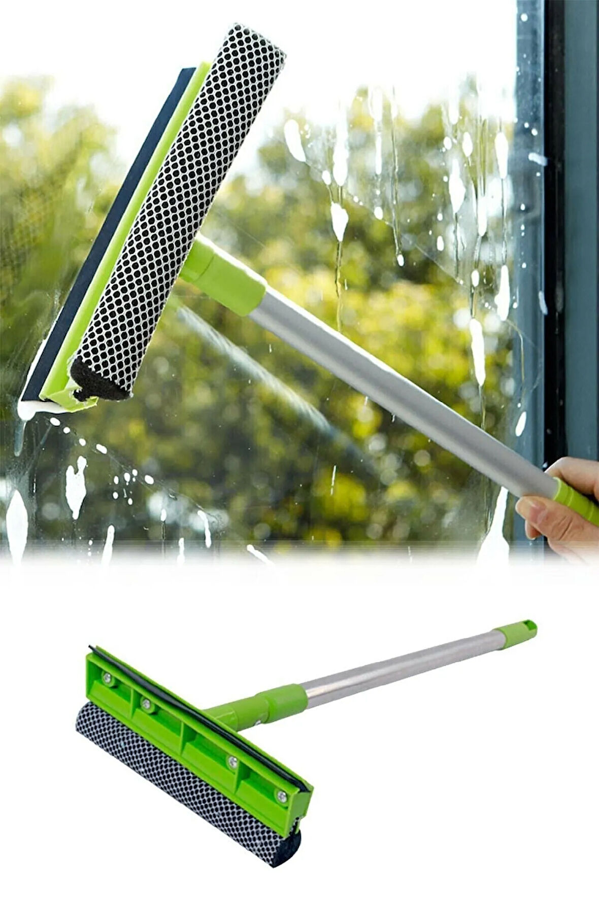 Cam Pencere Temizleyici Pencere Camı Temizleyici Silecek Teleskopik