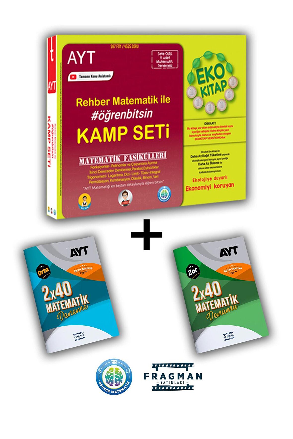 Rehber Matematik Kamp Seti Ayt Matematik Fasikülleri Eko 10 Kitap 4 Ayt Matematik Denemesi Hediyeli