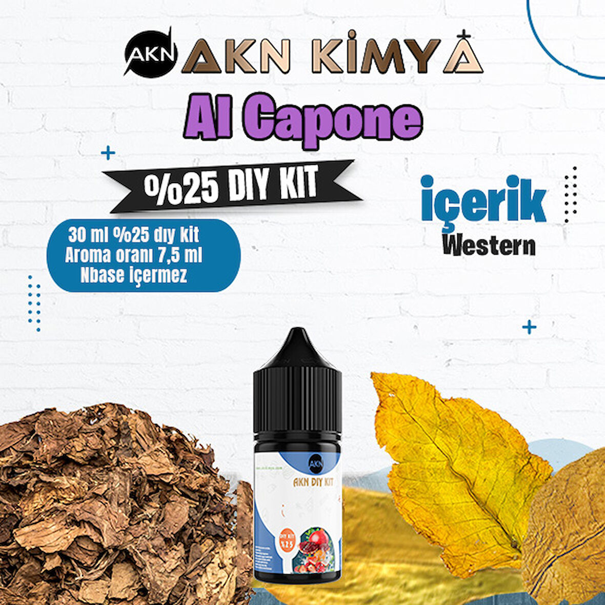 Capone Yoğun Dıy Kit Gıda Aroması %25 Oranda Aroma İçerir (Hazır Değildir )