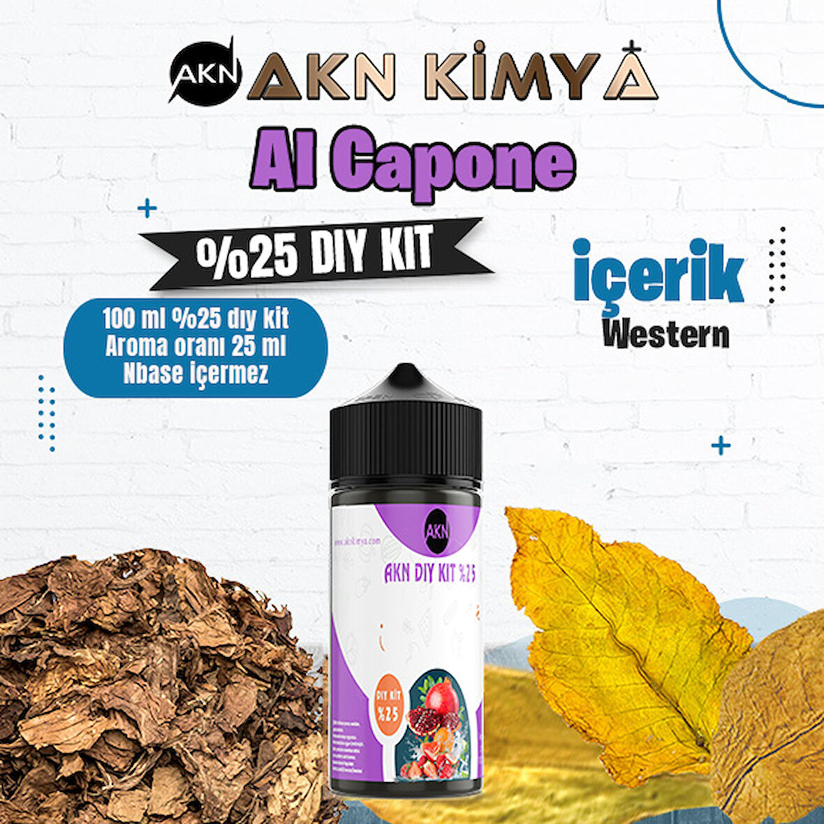 Capone Yoğun Dıy Kit Gıda Aroması %25 Oranda Aroma İçerir (Hazır Değildir )