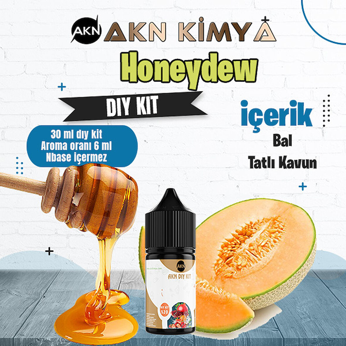 Honeydew Cream Dıy Kit Kavun Bal Gıda Aroması %20 Oranda Aroma İçerir (Hazır Değildir )