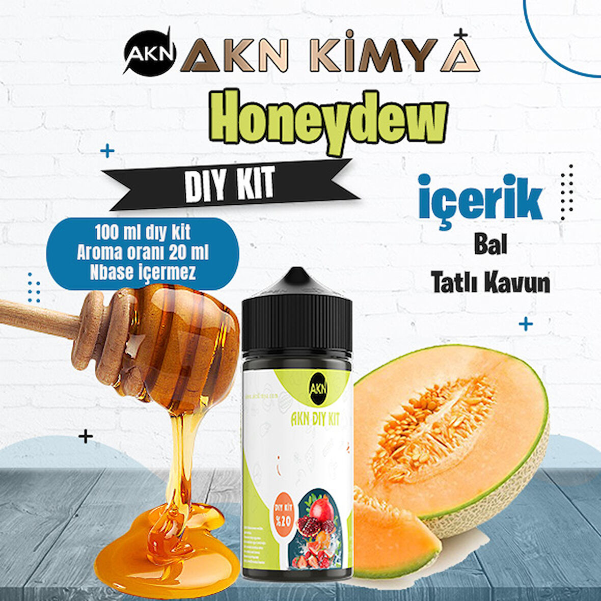 Honeydew Cream Dıy Kit Kavun Bal Gıda Aroması %20 Oranda Aroma İçerir (Hazır Değildir )
