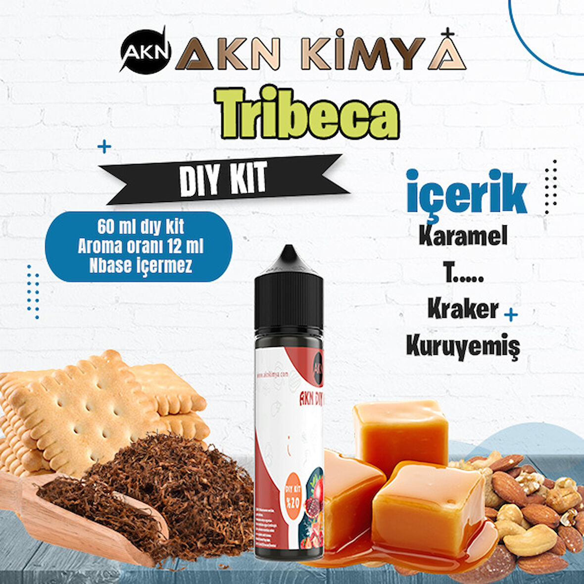 Tribeca Halo Dıy Kit Gıda Aroması %20 Oranda Aroma İçerir (Hazır Değildir )