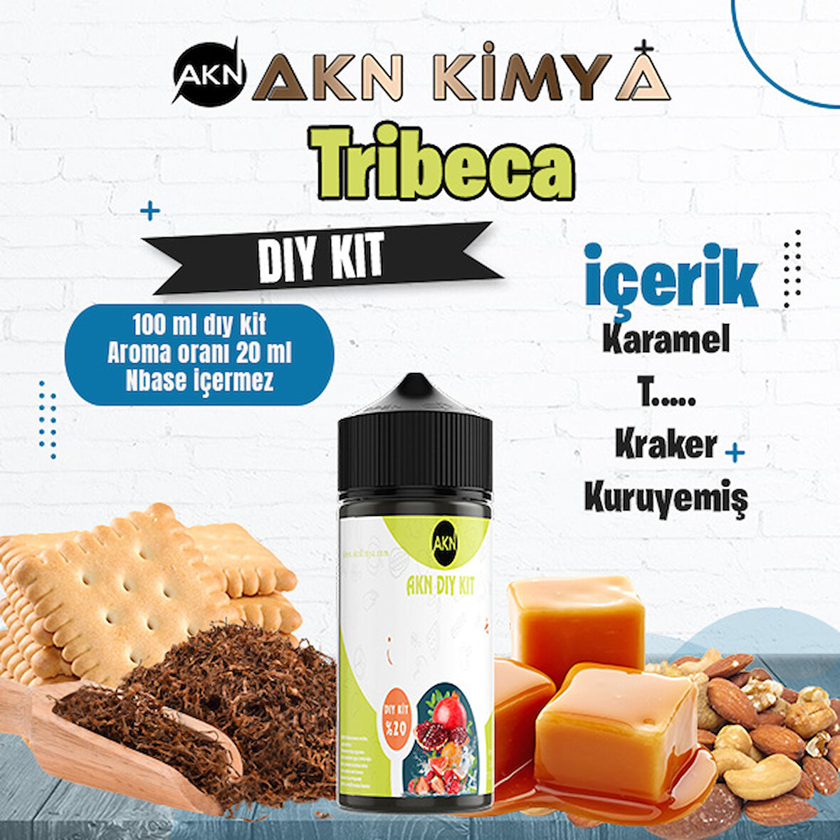 Tribeca Halo Dıy Kit Gıda Aroması %20 Oranda Aroma İçerir (Hazır Değildir )