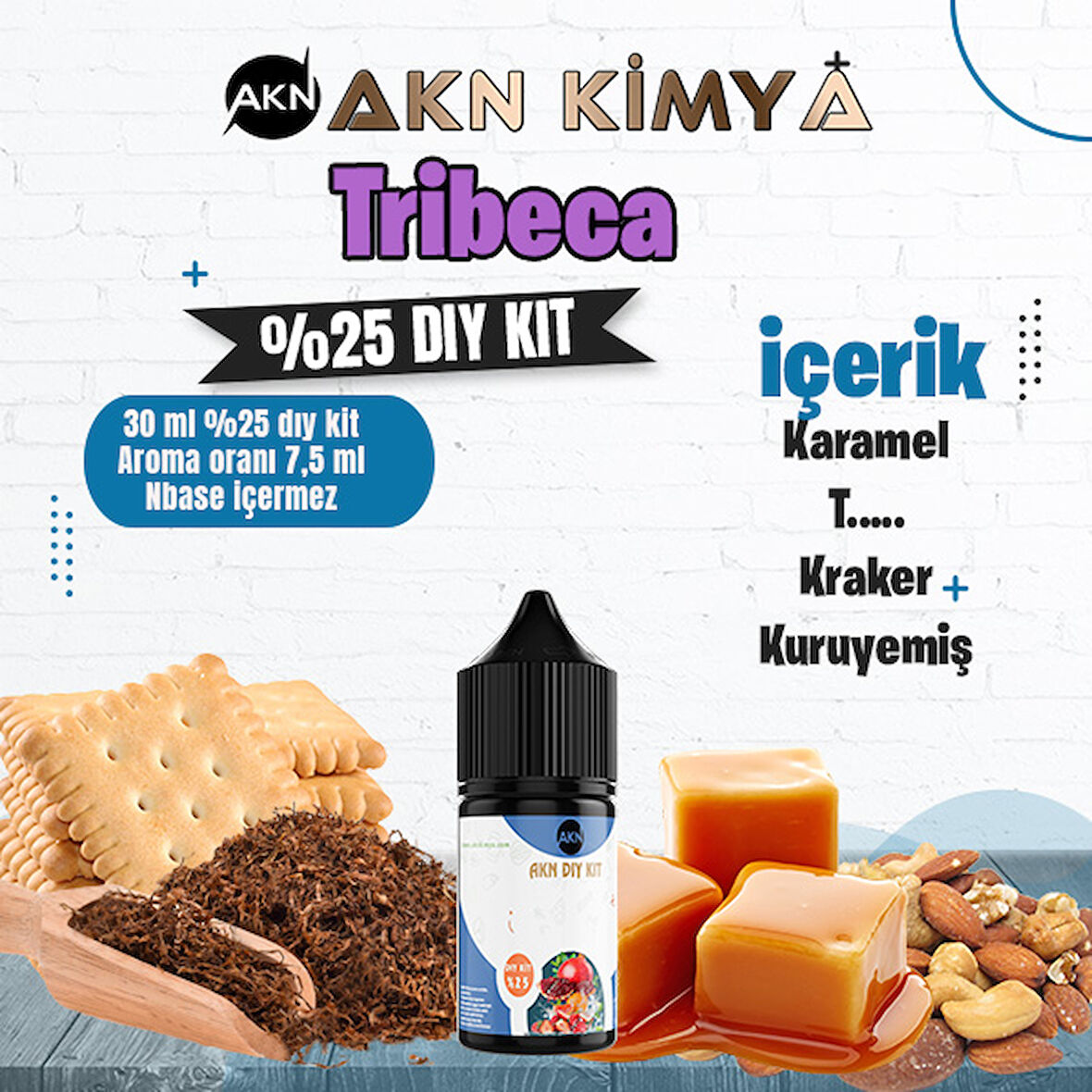 Tribeca Halo Yoğun Dıy Kit Gıda Aroması %25 Oranda Aroma İçerir (Hazır Değildir )