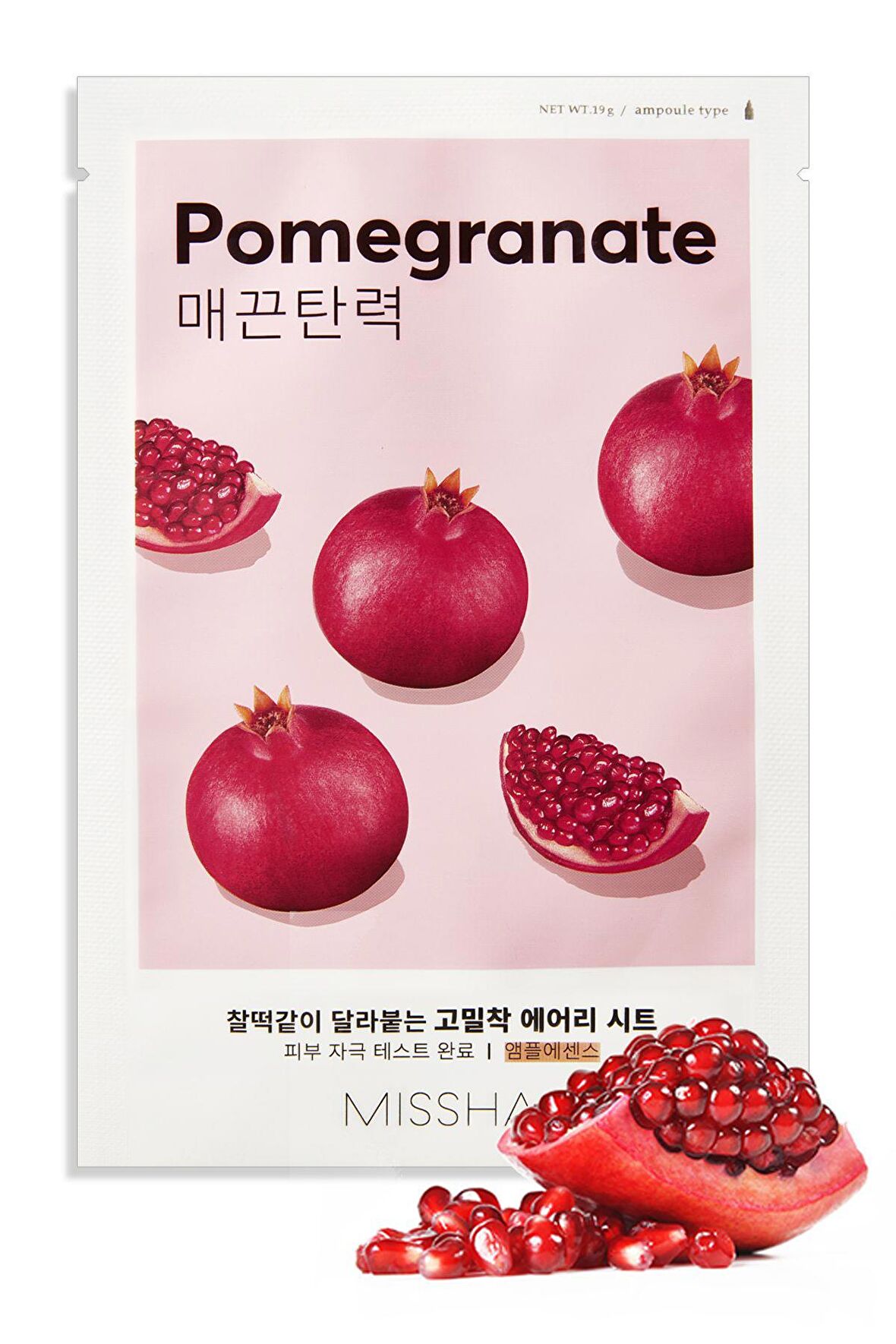 Yaşlanma Karşıtı Nar Özlü  Yaprak Maske (1ad) Airy Fit Sheet Mask Pomegranate