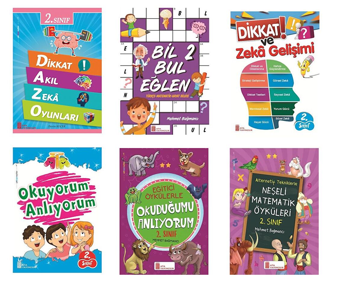 Ata 2.Sınıf Eğitim Seti (6 Kitap)