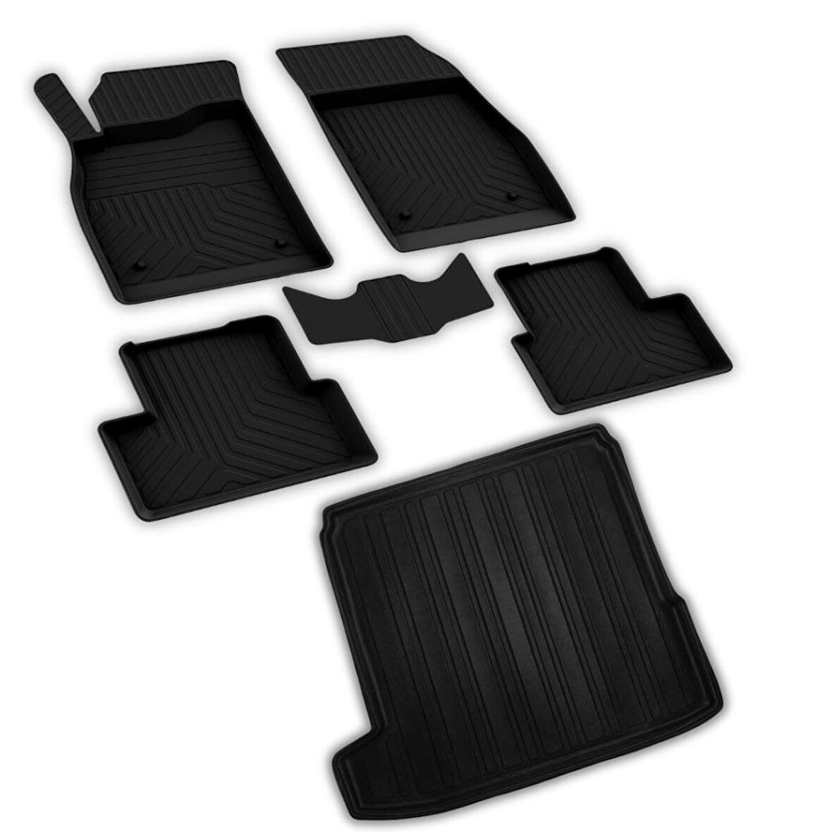 Opel Astra J Sedan Ferrous 4D Paspas ve Kalın Stepneli 3D Bagaj Havuzu 2012 2015