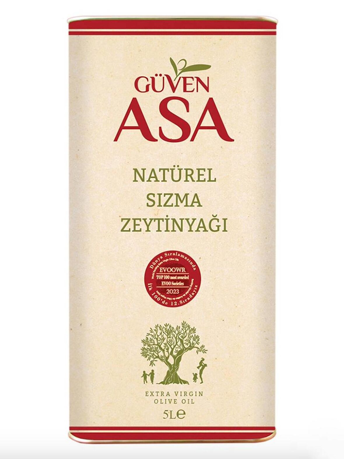 Güven Asa Naturel Sızma Zeytinyağı 5 Lt.