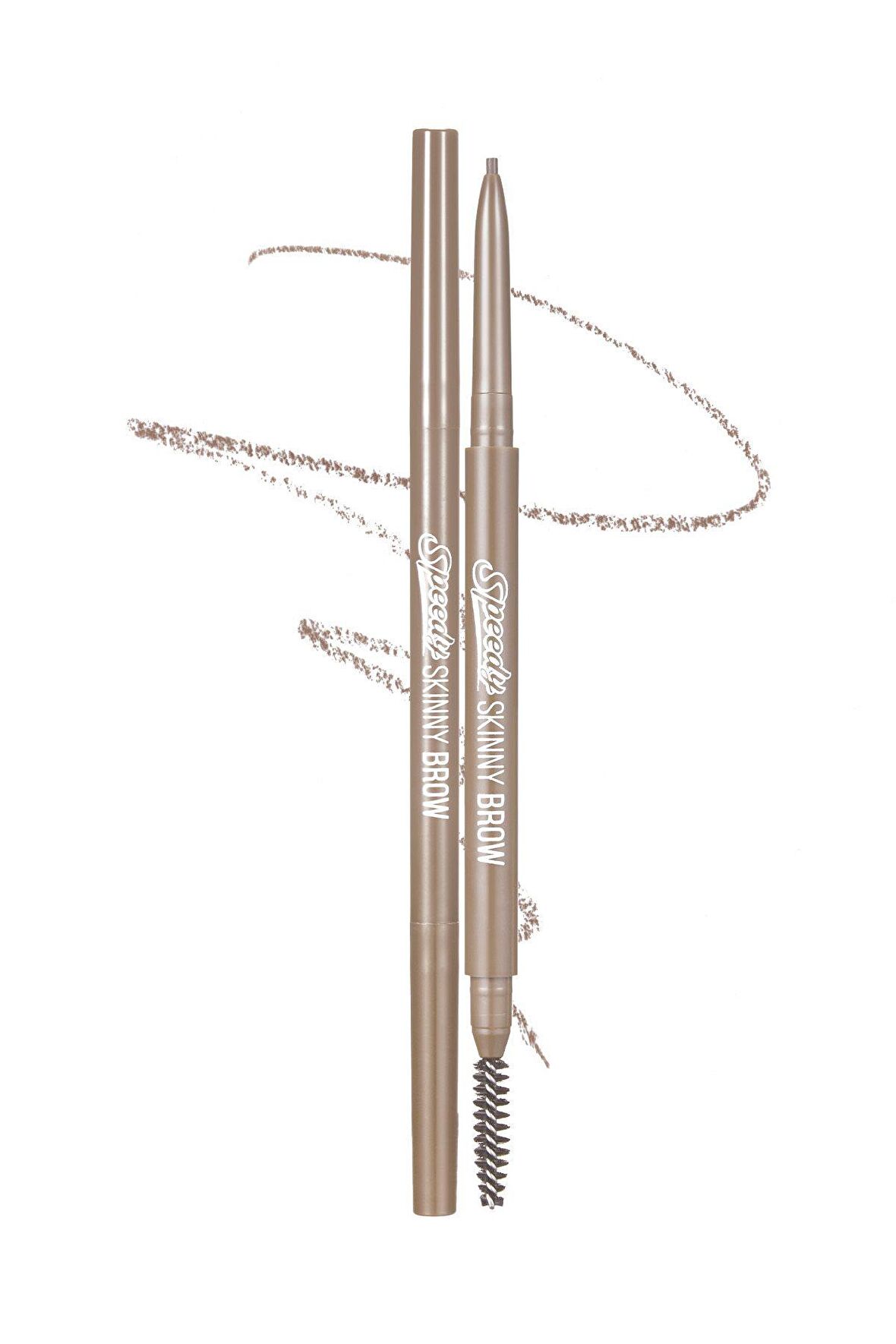 Ultra İnce Uçlu, Doğal Görünüm Veren Kaş Kalemi Peripera Speedy Skinny Brow (8 Taupe Beige)