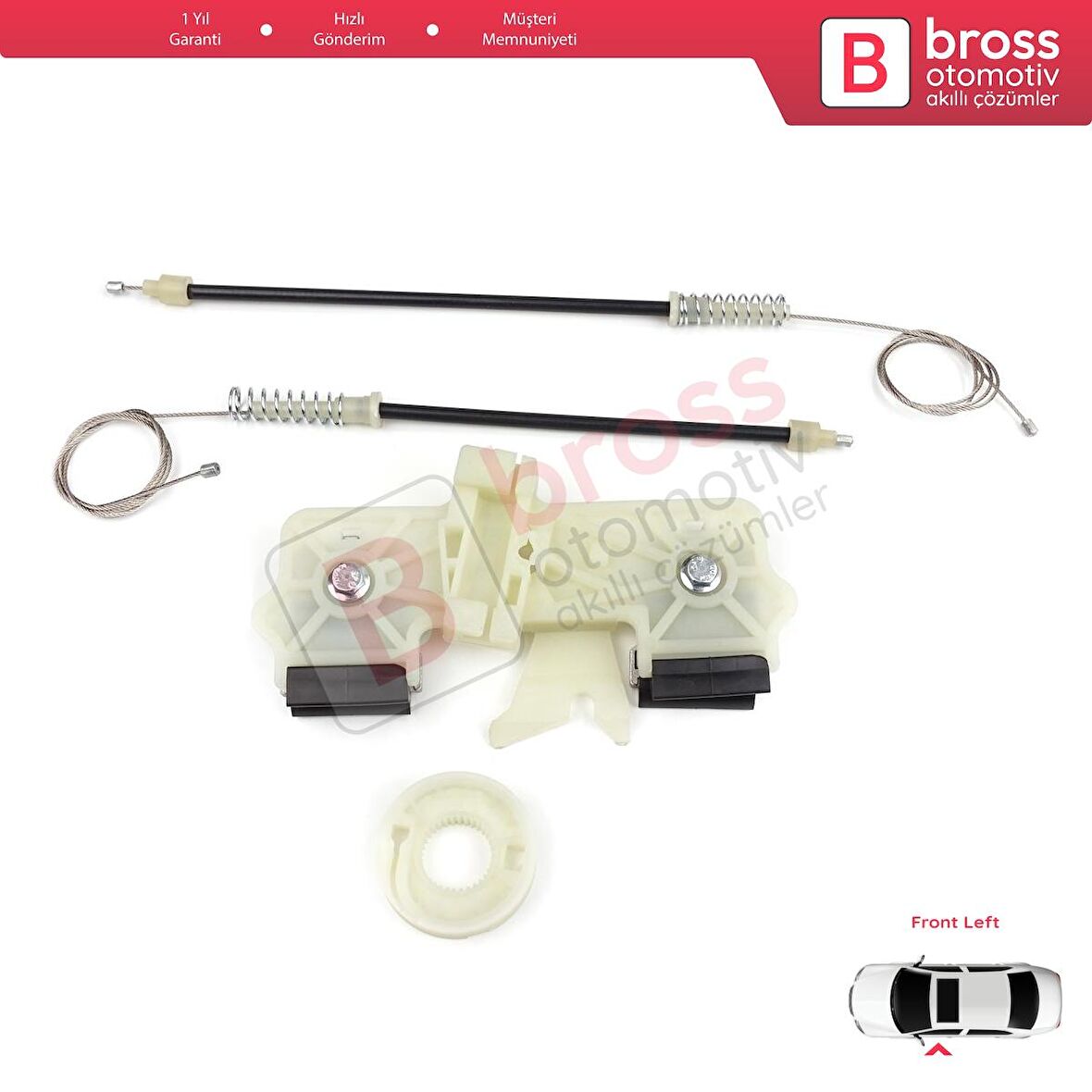 Ford Fiesta MK6 CB1 CCN JA8 JR8 2008-2017 4/5 Kapı 1573811 İçin Elektrikli Ön Sol Cam Kriko Tamir Se