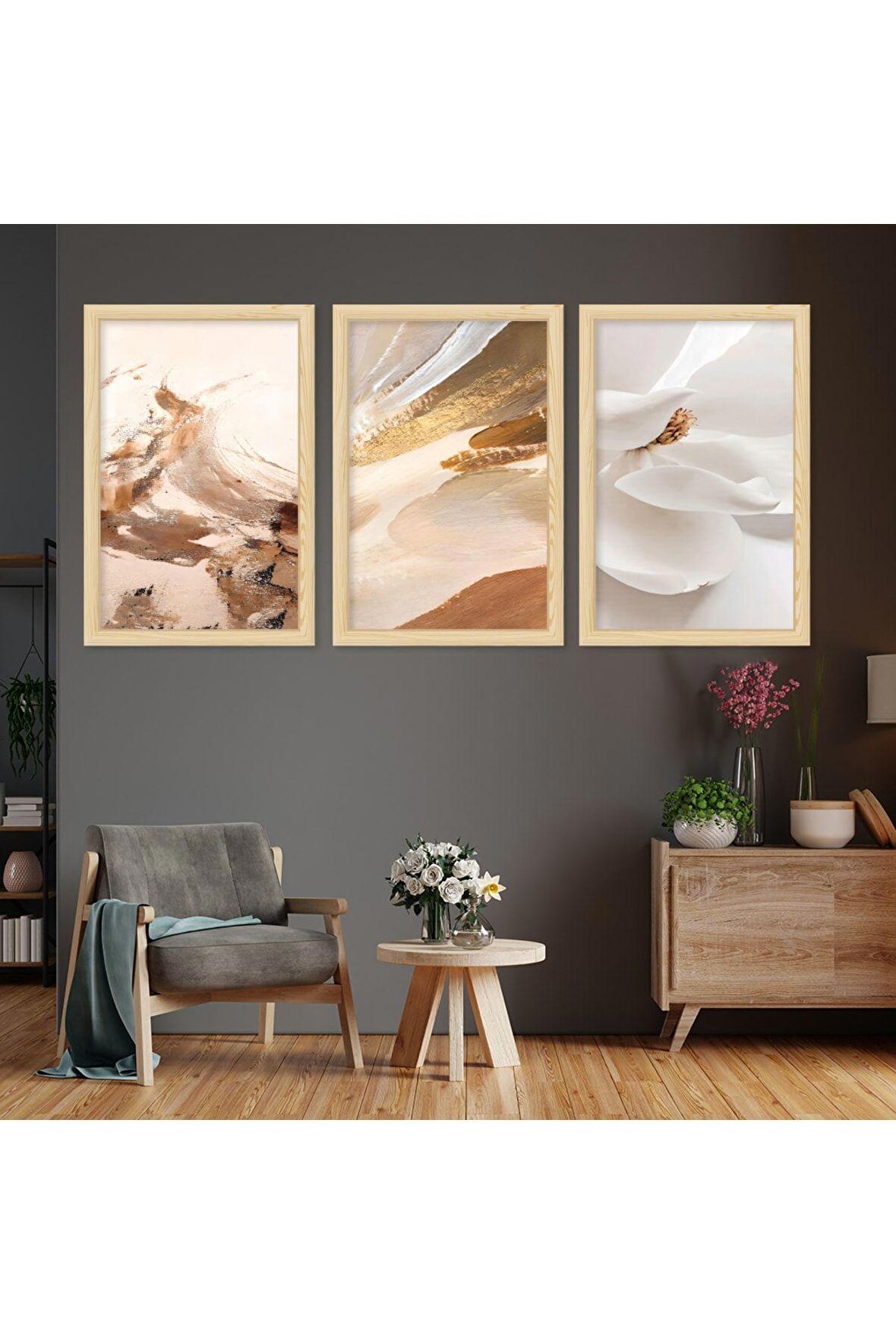 Zevahir 5 Parça Mdf Siyahi Afrikalı Kadın Ve Mdf Saat Kombin