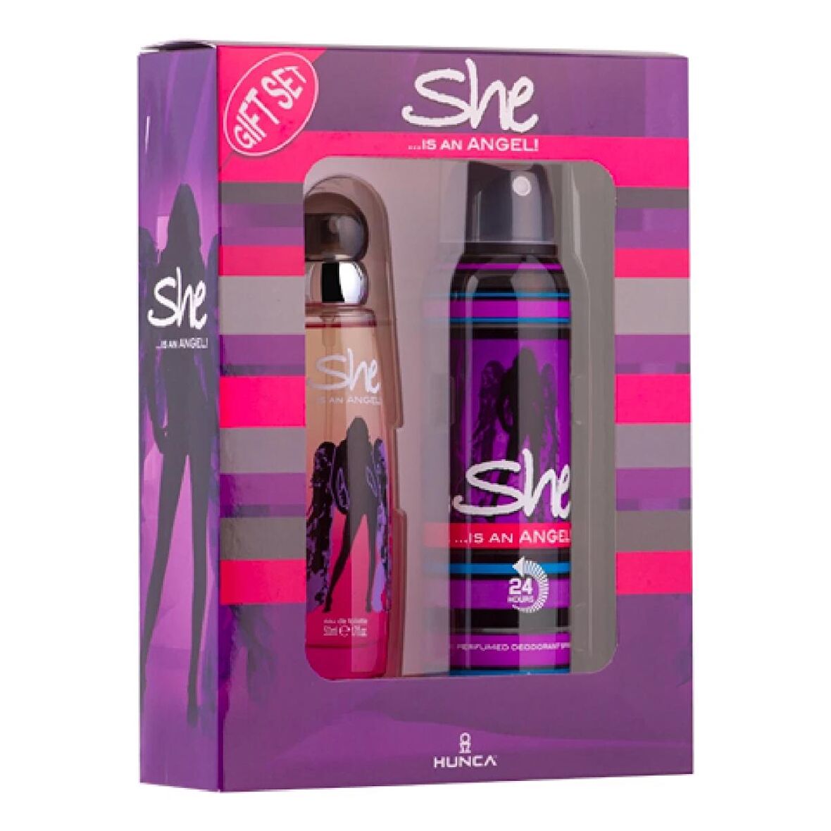 Huncalife She Is An Angel Edt 50 Ml Kadın Parfüm + 150 Ml Deodorant Set