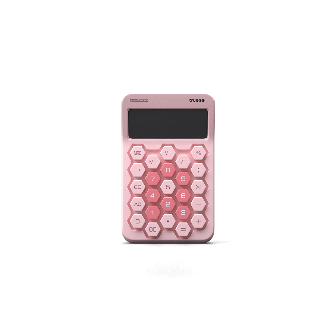 Truebo HoneyComb Pembe Renkli Hesap Makinesi