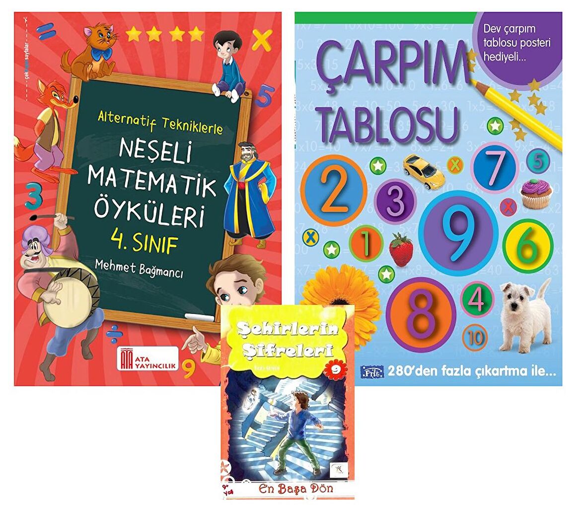 4.Sınıf Neşeli Matematik Öyküleri+Çarpım Tablosu(Poster Hediyeli)