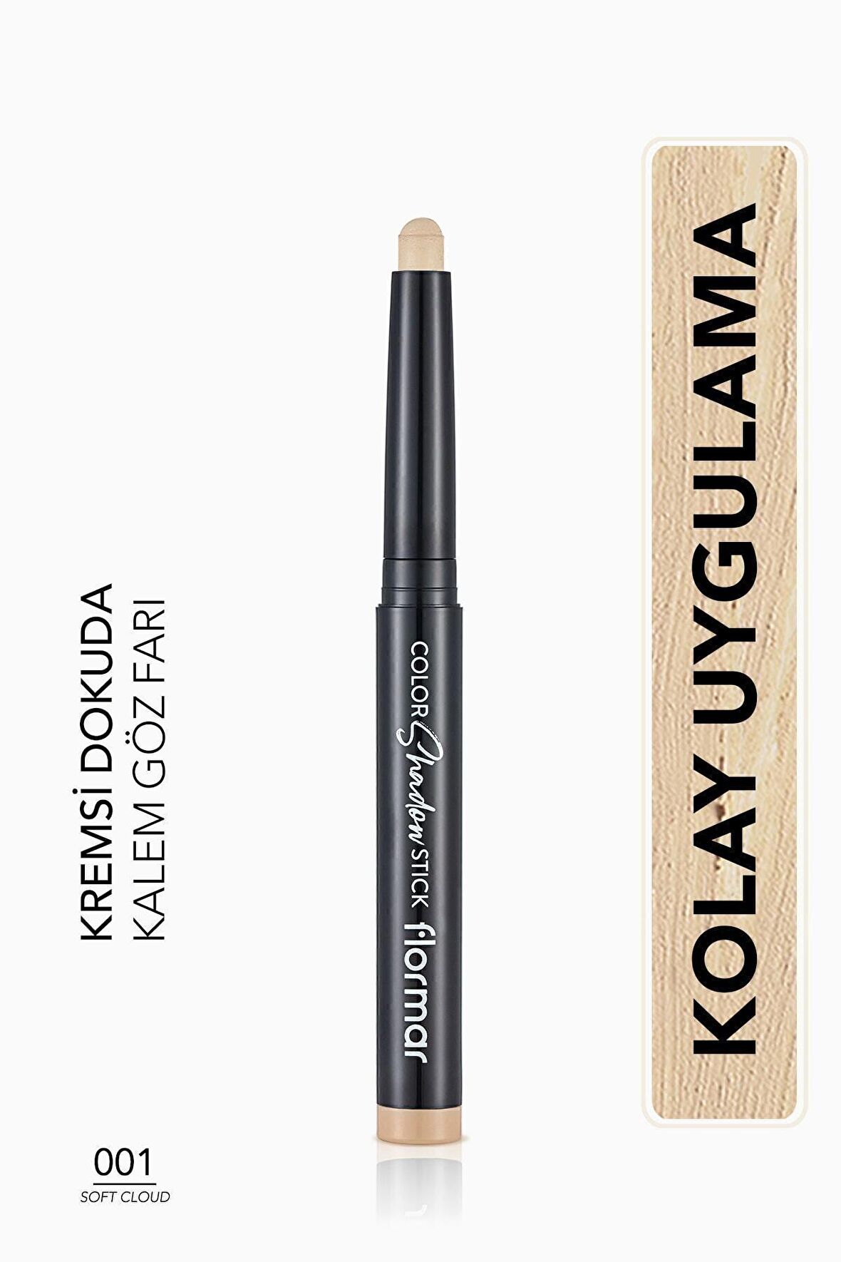 Flormar Suya Dayanıklı Işıltılı Kalem Far -color Shadow Stick -001 Soft Cloud-8682536039413