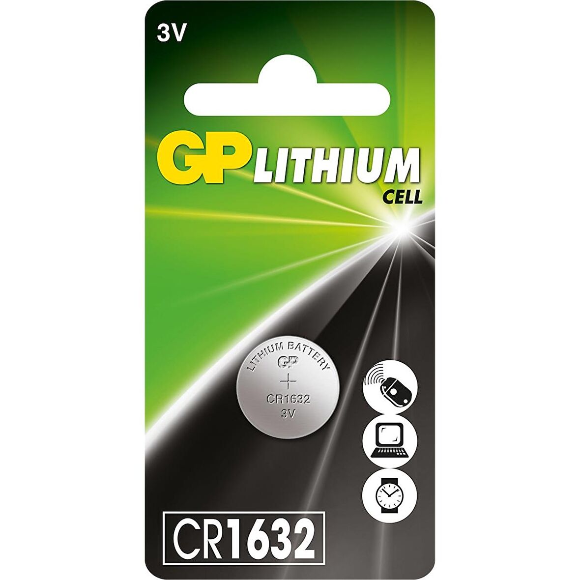 GP CR1632 3V Lityum Blister Düğme Pil