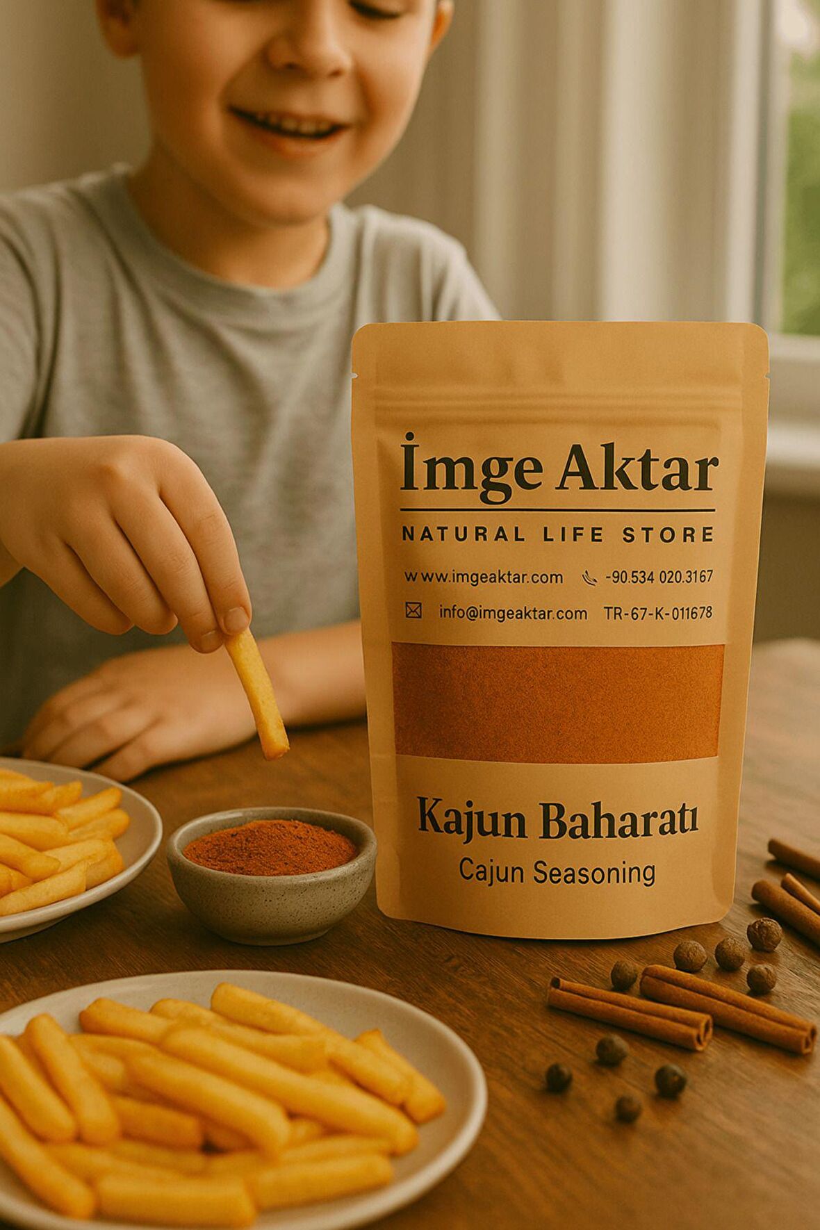 Kajun Baharatı Patates Baharatı 100g